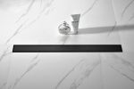 30 Inches Linear Shower Drain with Removable Cover, 304 Stainless Shower Drain Included Hair Strainer and Leveling Feet