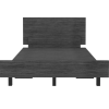 Kaia Twin Bed Base, Headboard -Smokey Oak