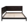 Full Size Wood Daybed/Sofa Bed, Espresso