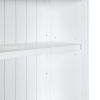83.4"Tall Bookshelf &Writting Desk Suite,Modern Bookcase Suite with LED Lighting, Drawers,Doors,Study Desk and Open Shelves