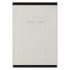 Full Size Murphy Bed with Desk and Storage Shelves and Cabinets, Black+White(Expected Arrival Time: 9.22)
