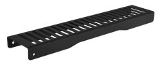12 Inches Linear Shower Drain with Removable Quadrato Pattern Grate, 304 Stainless Shower Drain Included Hair Strainer and Leveling Feet