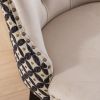 Classic Velvet Dining Chairs, High-end Tufted Solid Wood Contemporary Velvet Upholstered Dining Chair with Wood Legs Nailhead, SET OF 2