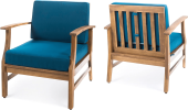 PERLA CLUB CHAIRS SET OF 2, BLUE