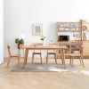 Dining chair wooden FAS grade oak natural wood made in North America 100% dirt-free wood chair solid chair table chair wooden living room chair simple