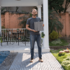 30 PCS Interlocking Deck Tiles Striped Pattern, 12" x 12" Square Light Gray Acacia Hardwood Outdoor Flooring for Patio, Bancony, Pool Side,...