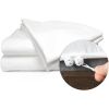 Luxury 600TC 100% Cotton No Tear Split Flex Top King Sheet Set for Adjustable Bed - 15 Inches Deep Pockets | Breathable Luxury