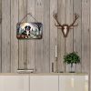 NEW Bernese Mountain Dog Spooky Halloween Wall or Door Hanging Prints Aluminum Metal Sign Kitchen Wall Bar Bathroom Plaque Home Decor, 8HX12W