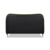 Roman Curved Headboard Upholstered Platform Bed, Queen, Olive Green Performance Velvet