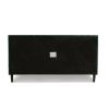 Aspen Vertical Tufted Modern Headboard Platform Bed Set, King, Evergreen Velvet