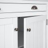83.4"Tall Bookshelf &Writting Desk Suite,Modern Bookcase Suite with LED Lighting, Drawers,Doors,Study Desk and Open Shelves