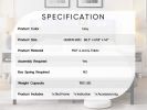 Queen Bed Frame with Storage Headboard, Charging Station and LED Lights, Upholstered Platform Bed with Heavy Metal Slats, No Box Spring Needed