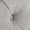 Marcella Upholstered Shelter Headboard Bed Set, King, Silver Grey Polyester