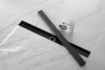 30 Inches Linear Shower Drain with Removable Cover, 304 Stainless Shower Drain Included Hair Strainer and Leveling Feet