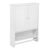 65 x 48.7 x 14.6cm  Wall Hanging Cabinet with Two Doors Wall Washer Storage Cabinet