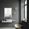 65 x 48.7 x 14.6cm  Wall Hanging Cabinet with Two Doors Wall Washer Storage Cabinet