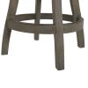 Williams 27' Swivel Counter Height Bar Stool, Natural White Linen
