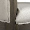 Williams 27' Swivel Counter Height Bar Stool, Natural White Linen