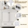 30" Bathroom Vanity with Single Sink, Combo Cabinet Undermount Sink, Bathroom Storage Cabinet with 2 Doors and a Drawer, Soft Closing