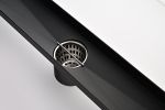 24 Inches Linear Shower Drain with Removable Quadrato Pattern Grate, 304 Stainless Shower Drain Included Hair Strainer and Leveling Feet