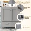 30" Bathroom Vanity with Single Sink, Combo Cabinet Undermount Sink, Bathroom Storage Cabinet with 2 Doors and a Drawer, Soft Closing