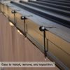 Heavy Duty Outdoor Clear Panel Curtain, 18 oz Waterproof PVC Polyester Curtain, Weather Resistant & Tearproof for Patios, Gazebos, Pergolas