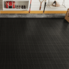 12 x 12 Inch Black Interlocking Deck Tiles Plastic Waterproof Outdoor All Weather Anti-slip Bathroom Shower Balcony Porch Strong Weight Capacity Upto
